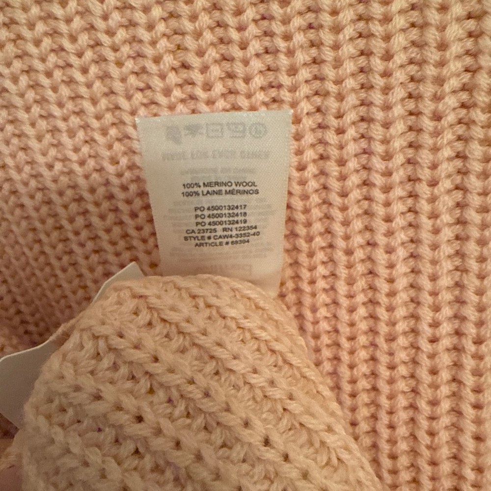 Aritzia Montpellier Turtleneck Size 2XS Peach - Picture 4 of 6